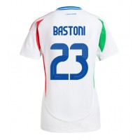 Maglie da calcio Italia Alessandro Bastoni #23 Seconda Maglia Femminile Europei 2024 Manica Corta